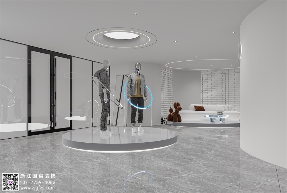 服裝辦公展廳怎么設(shè)計(jì)好看？